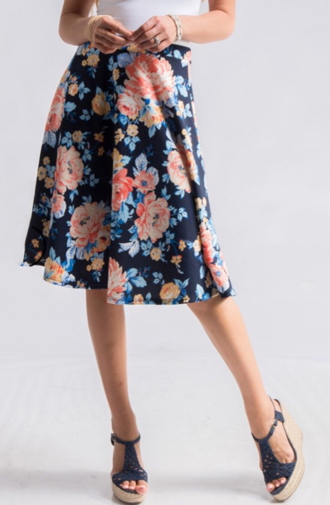 Spring Swing Skirt (navy)