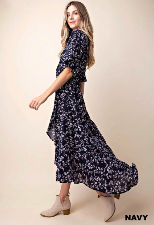 Raquel dress (navy)