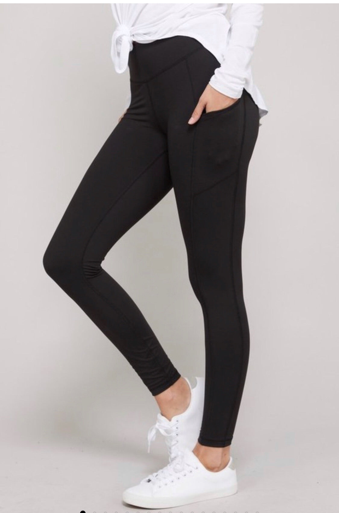 Butter Soft Pocket Leggings (black)