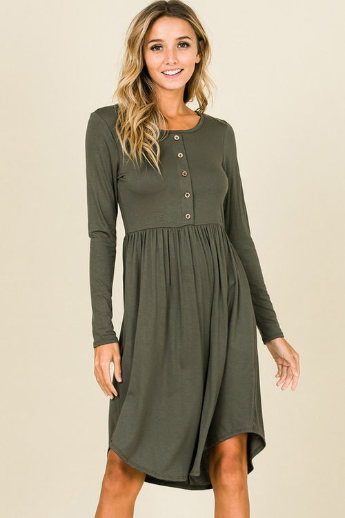 Harper Dress (olive)