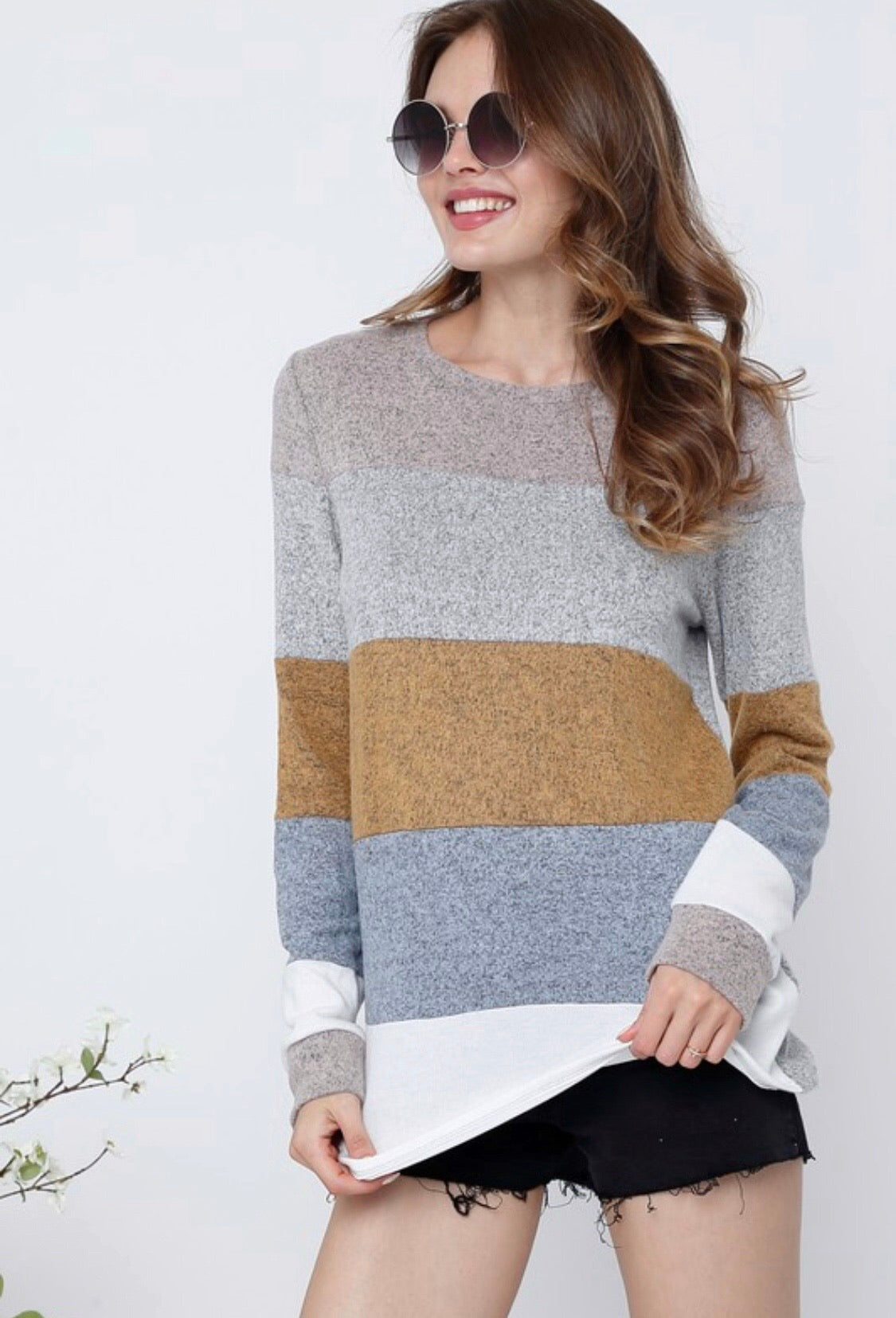 Multi Stripe Pullover
