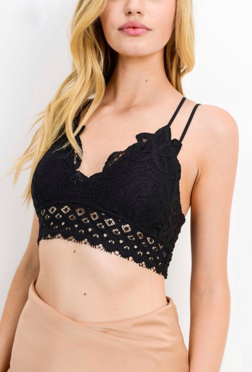 Lacy Bralette (black)