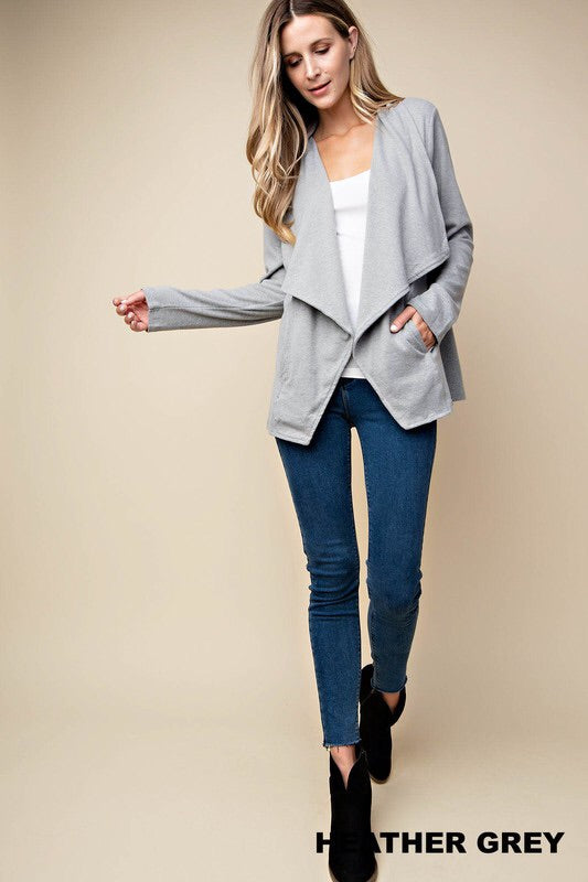 Hampton Cardi (heather gray)