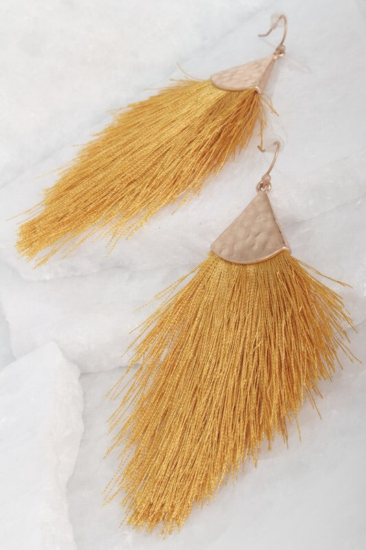 Havana earrings (honey)