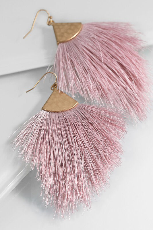 Havana earrings (lilac)