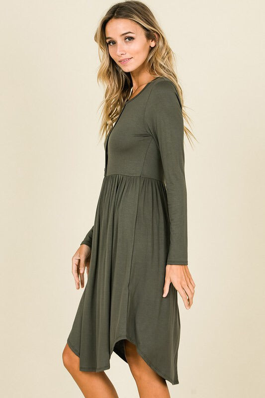 Harper Dress (olive)