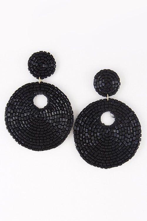 St. Lucia earrings (black)